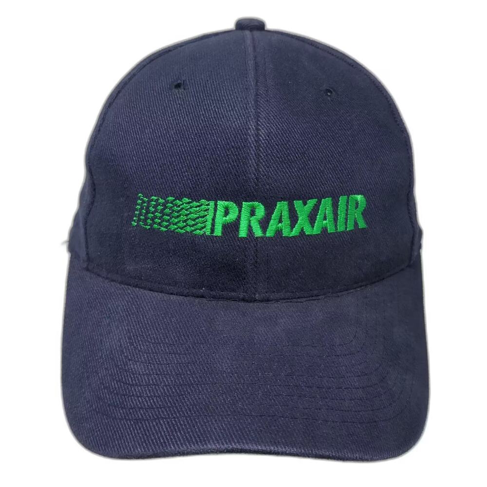 Falcon Baseball Cap Blue Green OS Praxair Embroidered Slideback Hat Adjustable